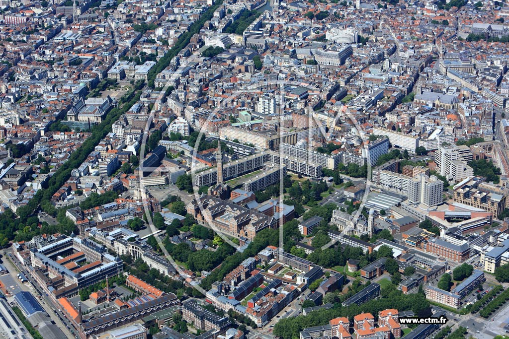 Photo arienne de Lille (Quartier des Affaires)