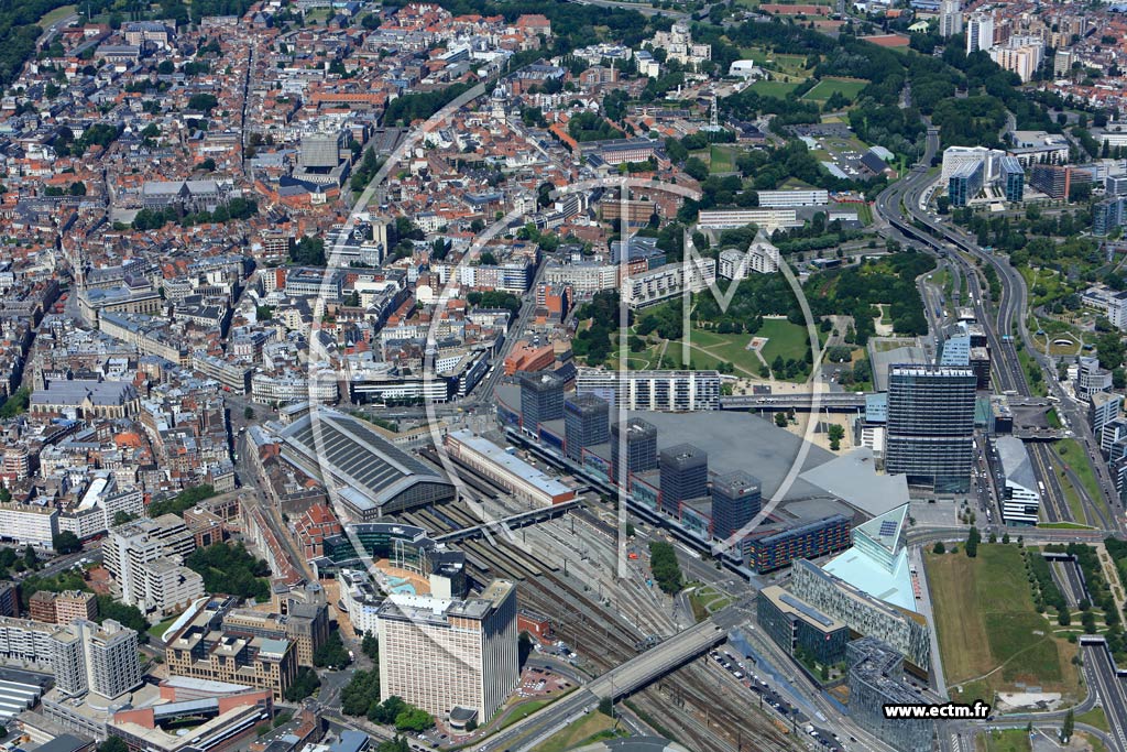 Photo arienne de Lille (Quartier des Affaires)