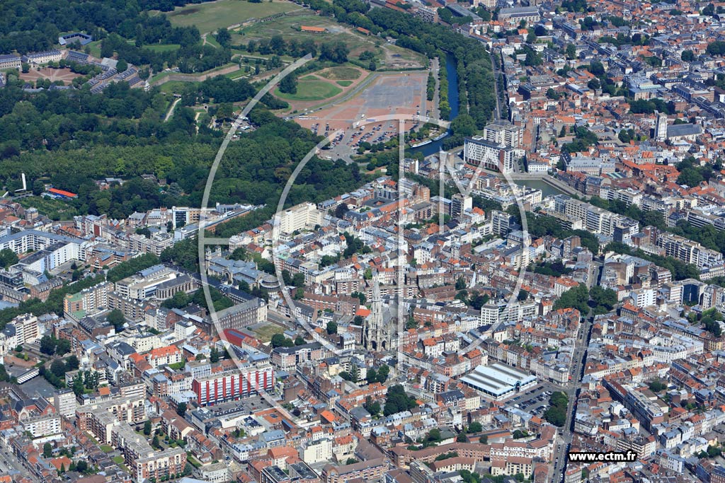 Photo arienne de Lille (Vauban)
