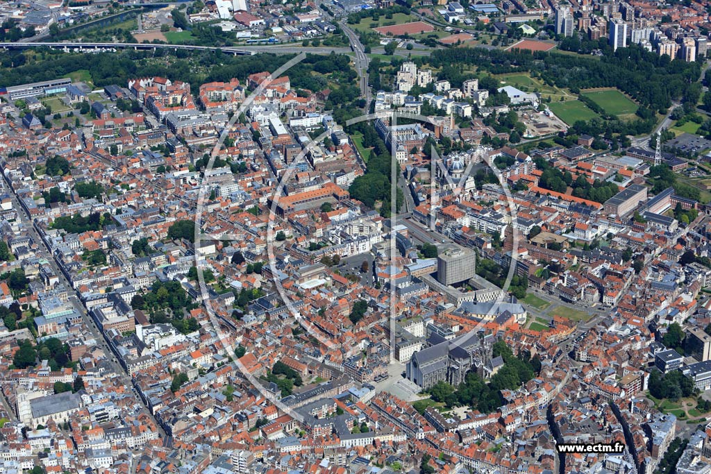 Photo arienne de Lille (Vieux-Lille)