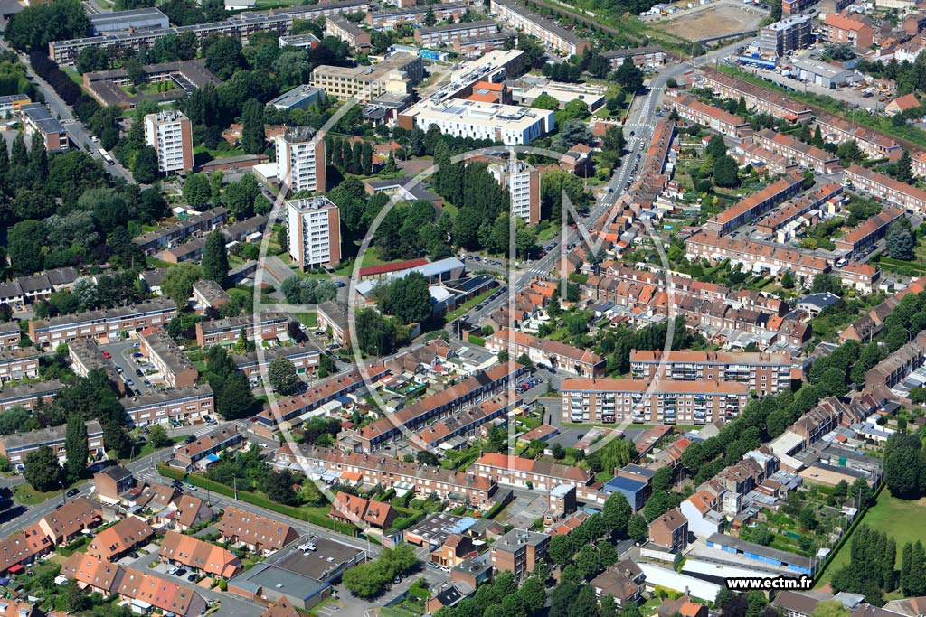 Photo arienne de Loos (Quartier du Centre Hospitalier de Loos)
