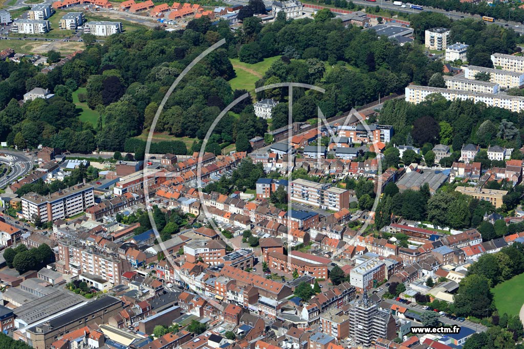 Photo arienne de Loos (Rue du Marchal Foch)