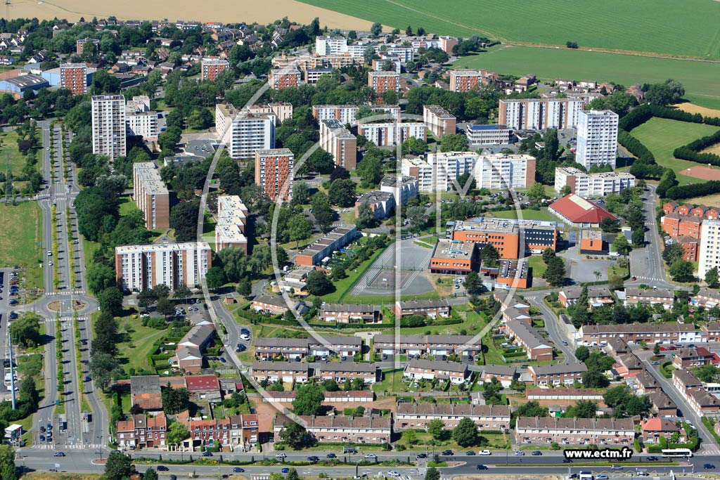 Photo arienne de Wattignies (Avenue Charles Guillain)