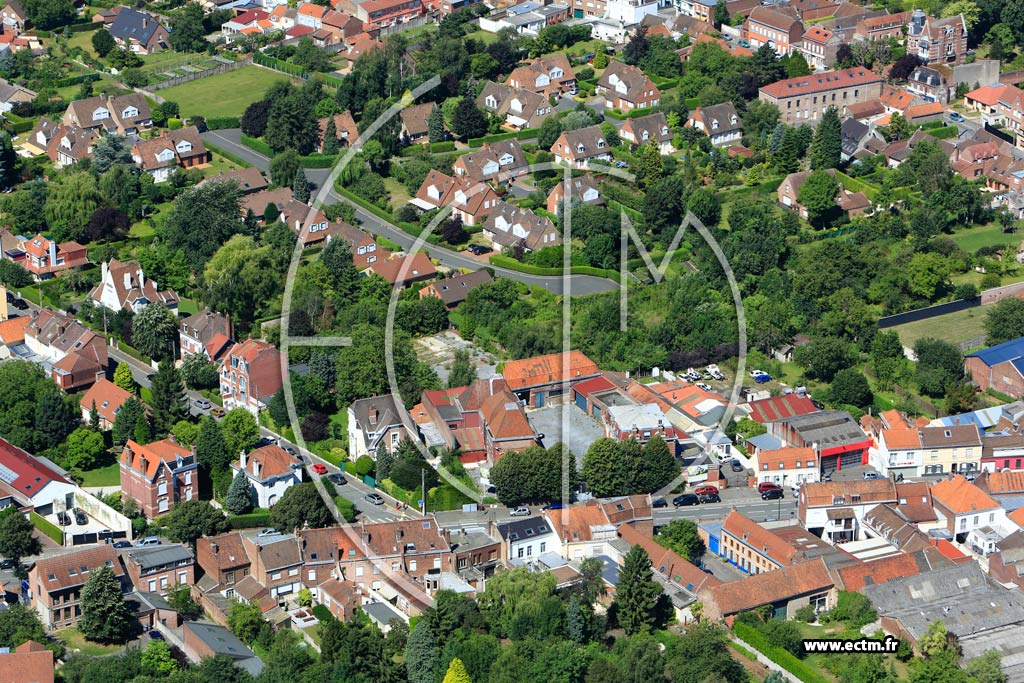 Photo arienne de Wattignies (Rue du Gnral De Gaulle)
