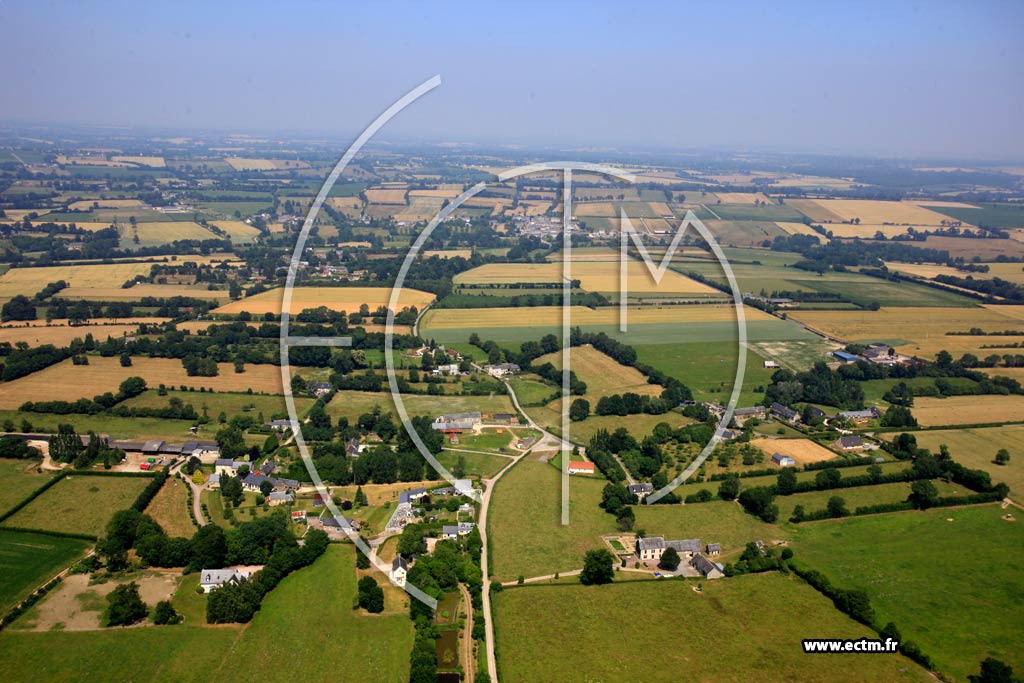 Photo arienne de Anctoville (Biville)