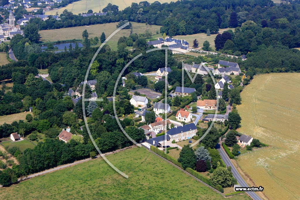 Photo arienne de Audrieu (Le Hameau Pavie)