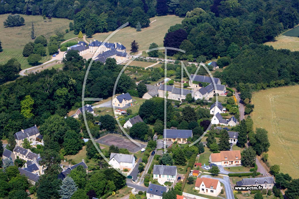 Photo arienne de Audrieu (Le Hameau Pavie)