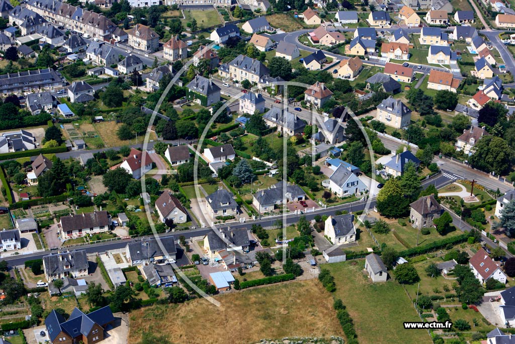 Photo arienne de Aunay-sur-Odon (Quartier de la Rue de Caen)