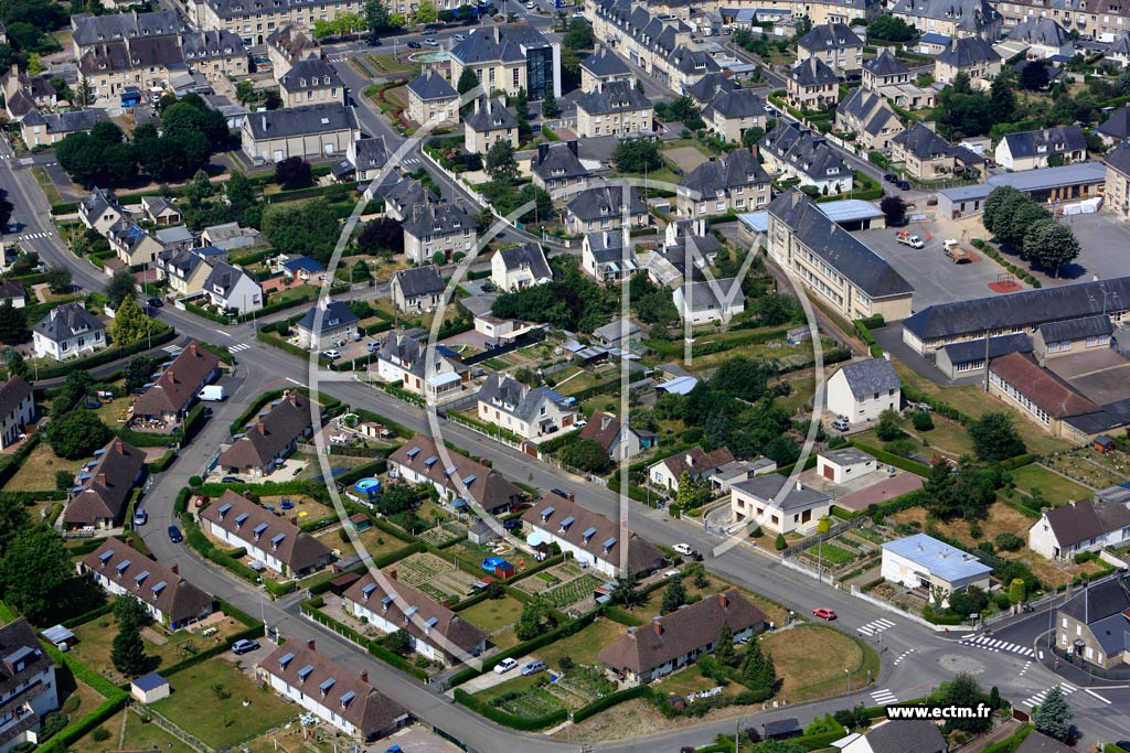 Photo arienne de Aunay-sur-Odon (Quartier du Boulevard Belle-vue)