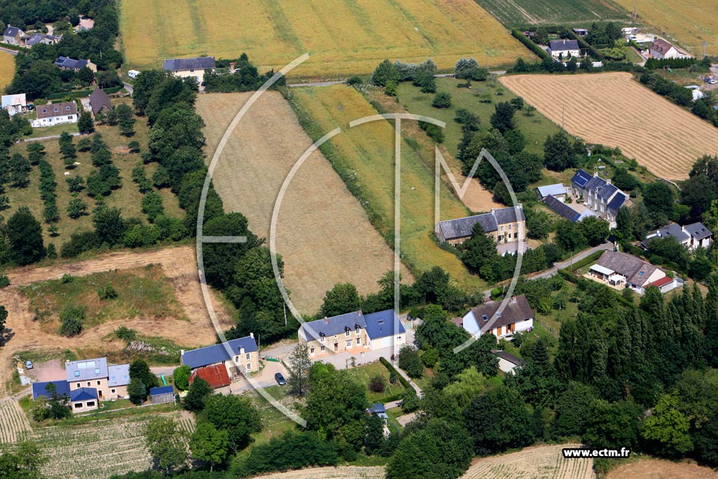 Photo arienne de Banneville-sur-Ajon (La Fterie)