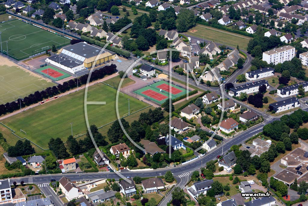 Photo arienne de Caen