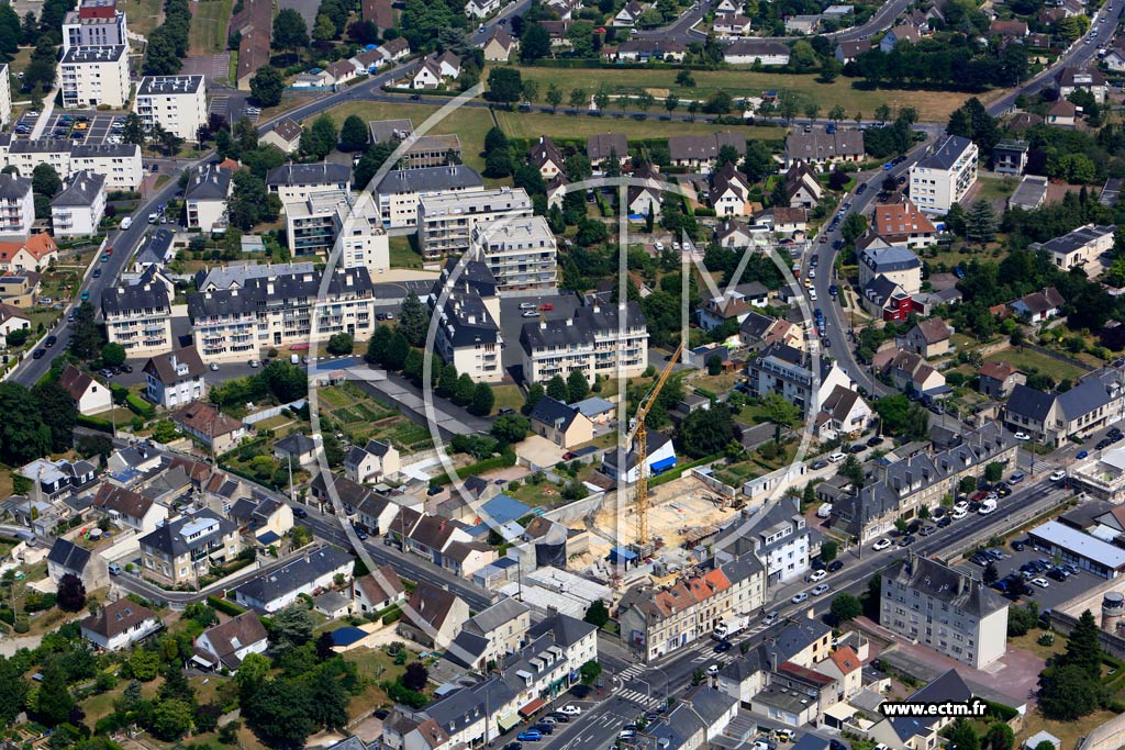 Photo arienne de Caen