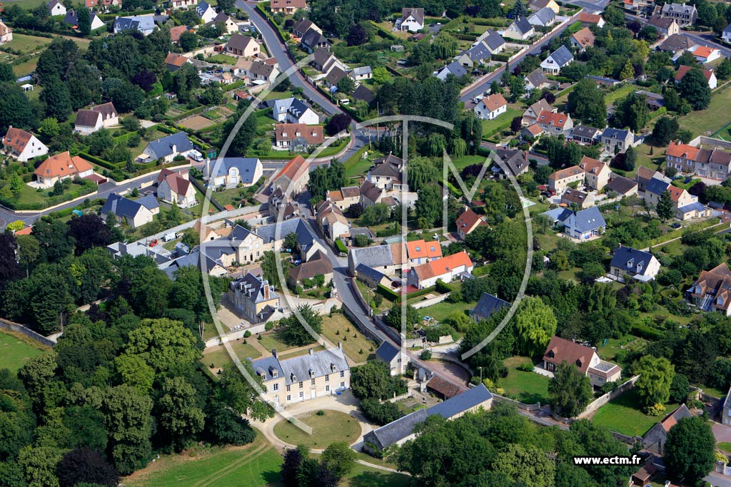 Photo arienne de Cairon (Cairon Le Vieux)