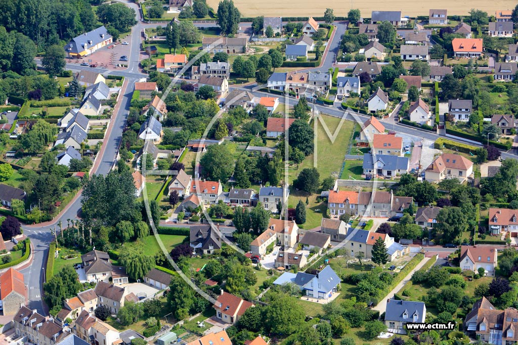 Photo arienne de Cairon (Cairon Le Vieux)