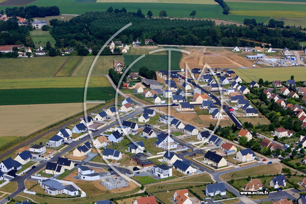 Photo arienne de Cairon (Cairon Le Vieux)