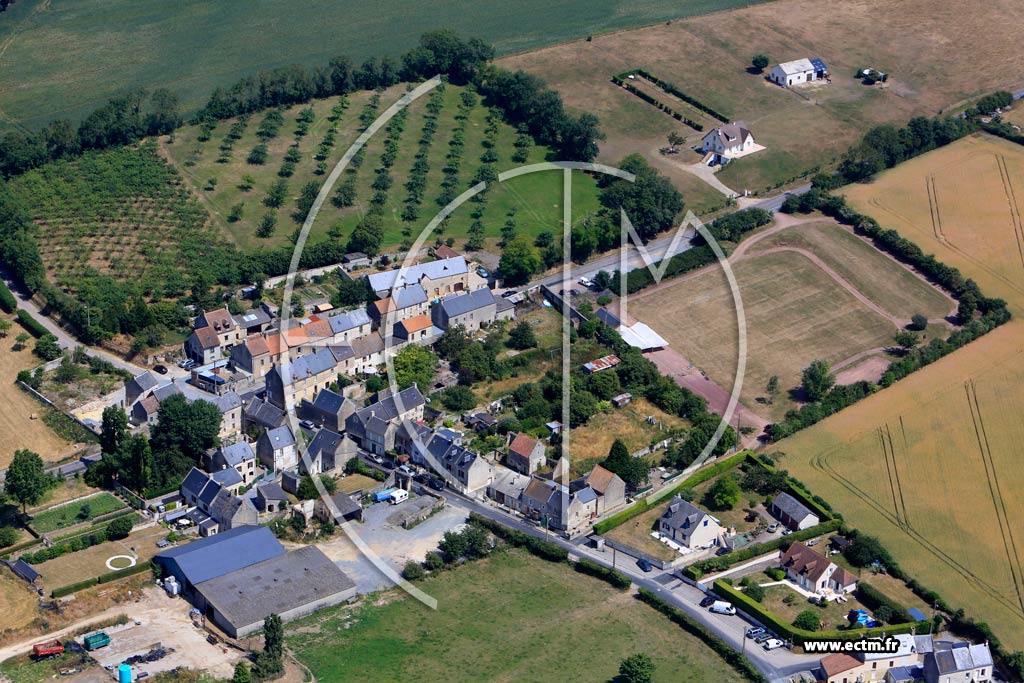 Photo arienne de Colombiers-sur-Seulles