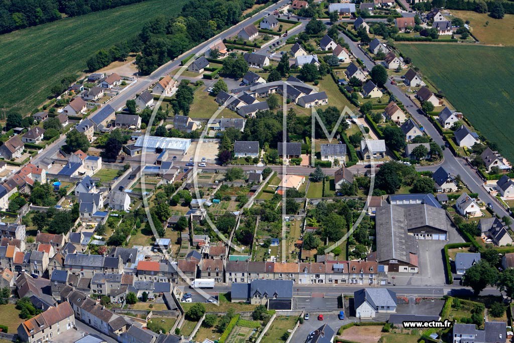 Photo arienne de Creully