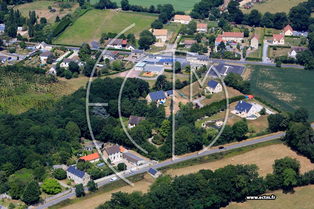 Photo arienne de Esquay-sur-Seulles (La France)