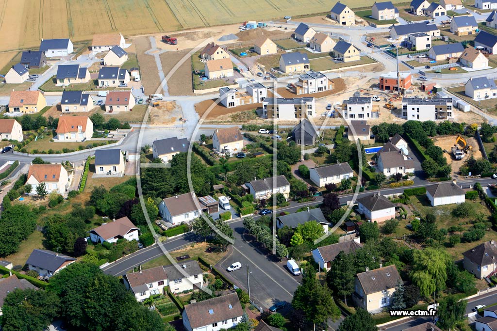 Photo arienne de vrecy