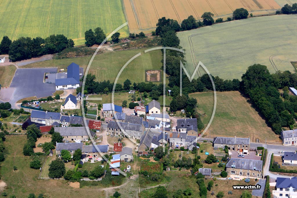 Photo arienne de Landes-sur-Ajon (Le Haut de Landes)