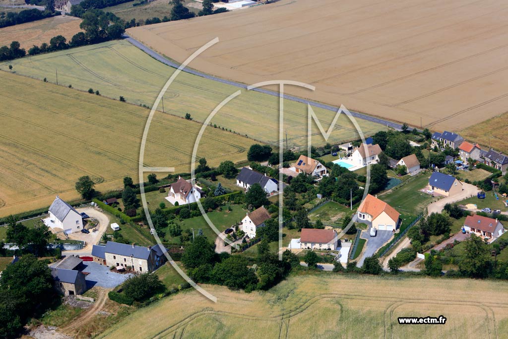 Photo arienne de Landes-sur-Ajon (Le Haut de Landes)