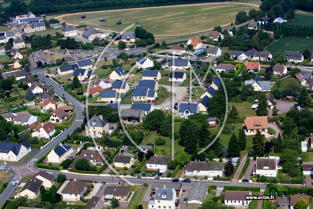 Photo arienne de Noyers-Bocage