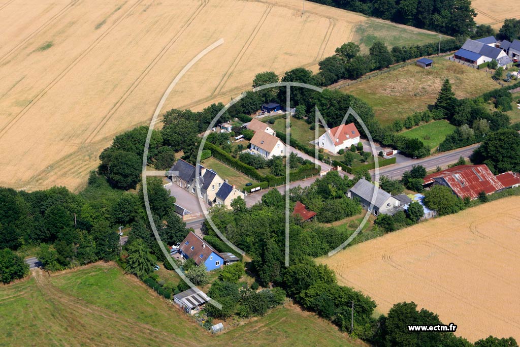 Photo arienne de Praux-Bocage (La Bijude)