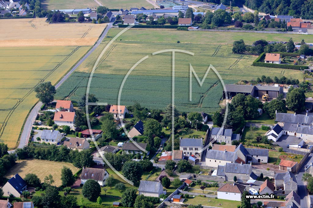 Photo arienne de Rots (Quartier de la Route de Caen)