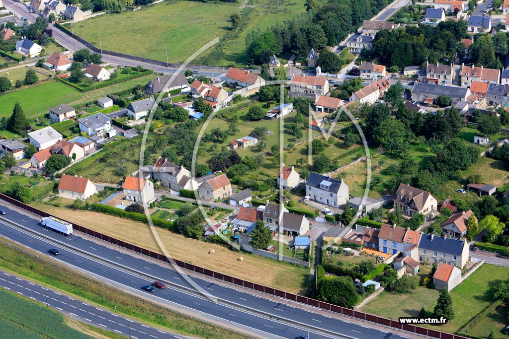 Photo arienne de Rots (Quartier de la Route de Caen)