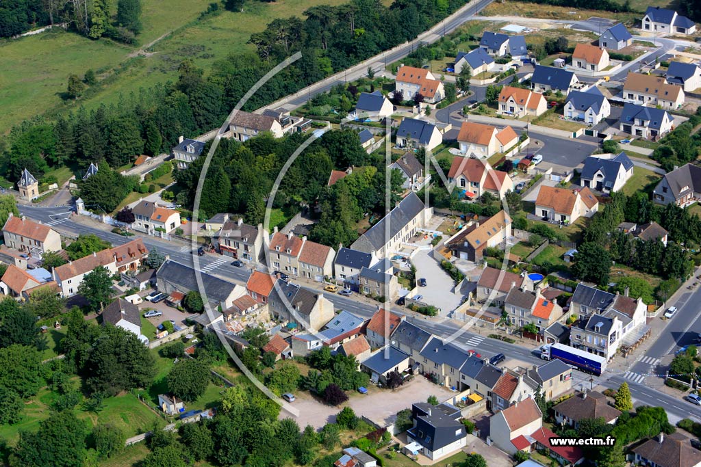 Photo arienne de Rots (Quartier de la Route de Caen)