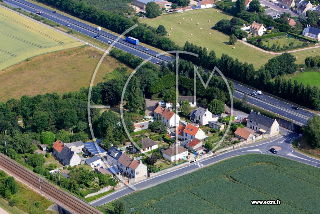 Photo arienne de Rots (Quartier de la Route de Caen)