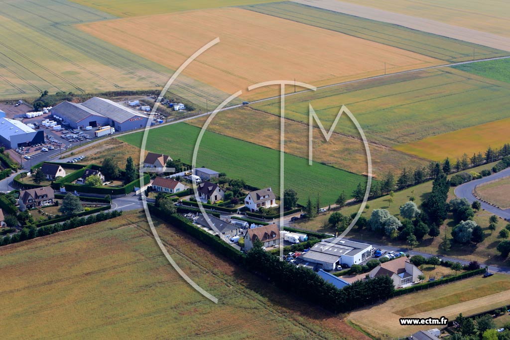 Photo arienne de Rots (Quartier de la Route de Caen)