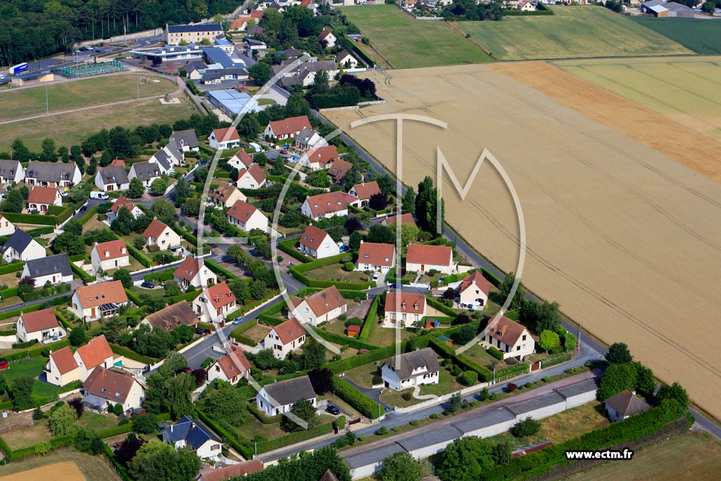 Photo arienne de Rots (Quartier du Chemin du Hamel)