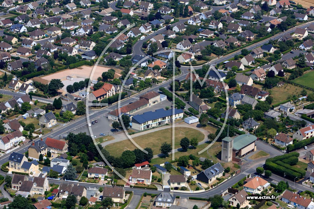Photo arienne de Saint-Martin-de-Fontenay