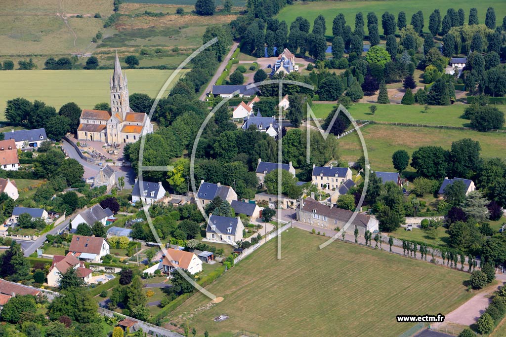 Photo arienne de Secqueville-en-Bessin (Guerville)