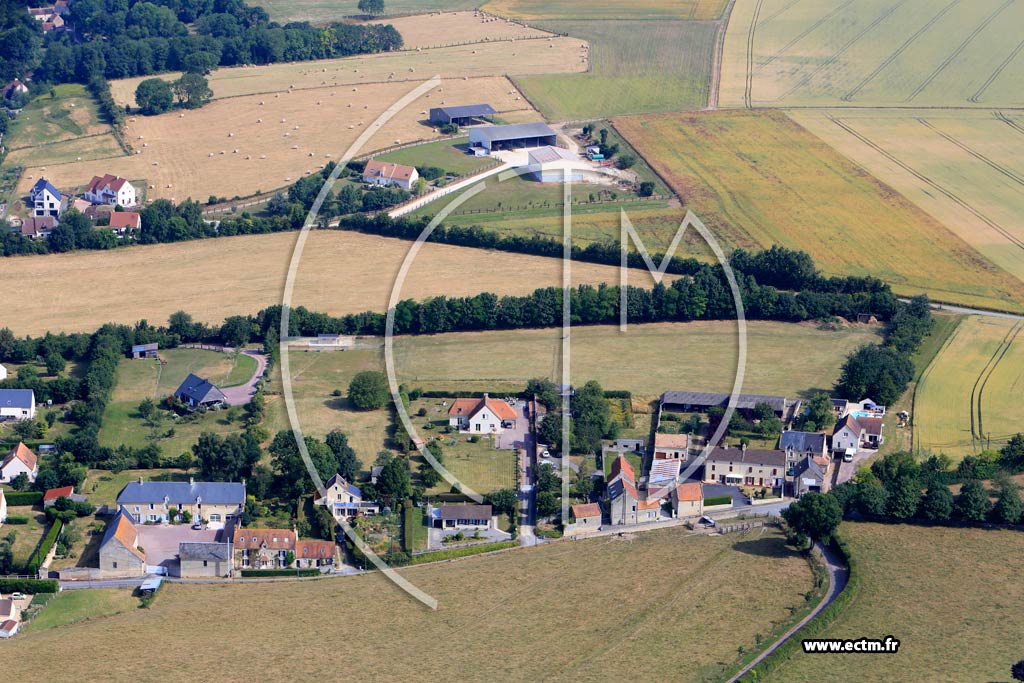 Photo arienne de Secqueville-en-Bessin (Le Bout Cachard)
