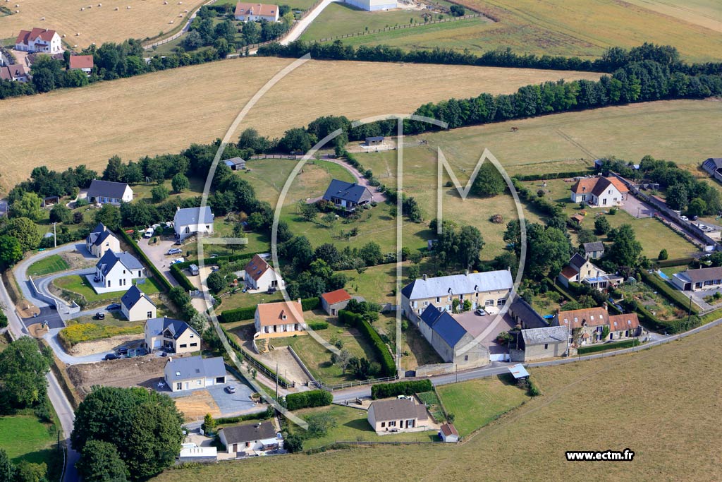 Photo arienne de Secqueville-en-Bessin (Le Bout Cachard)
