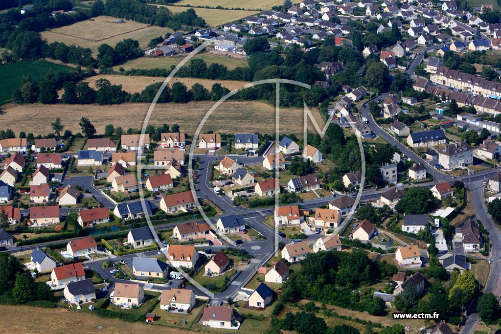 Photo arienne de Tilly-sur-Seulles
