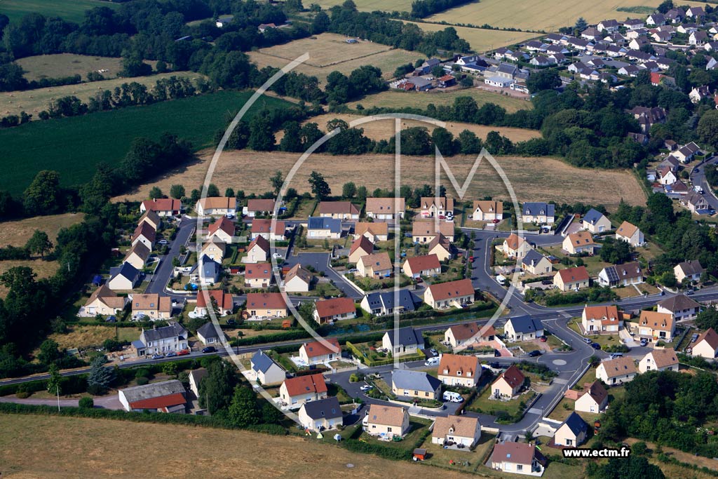 Photo arienne de Tilly-sur-Seulles