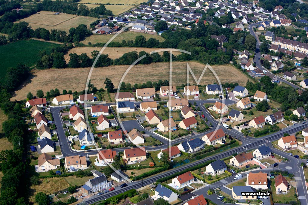 Photo arienne de Tilly-sur-Seulles