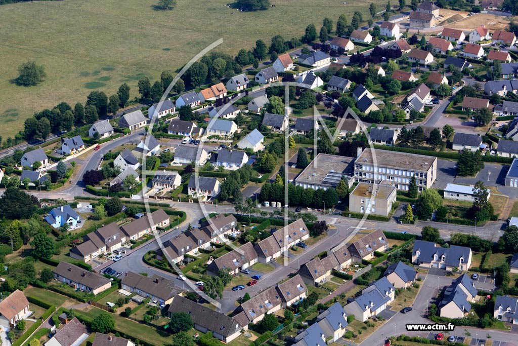 Photo arienne de Tilly-sur-Seulles
