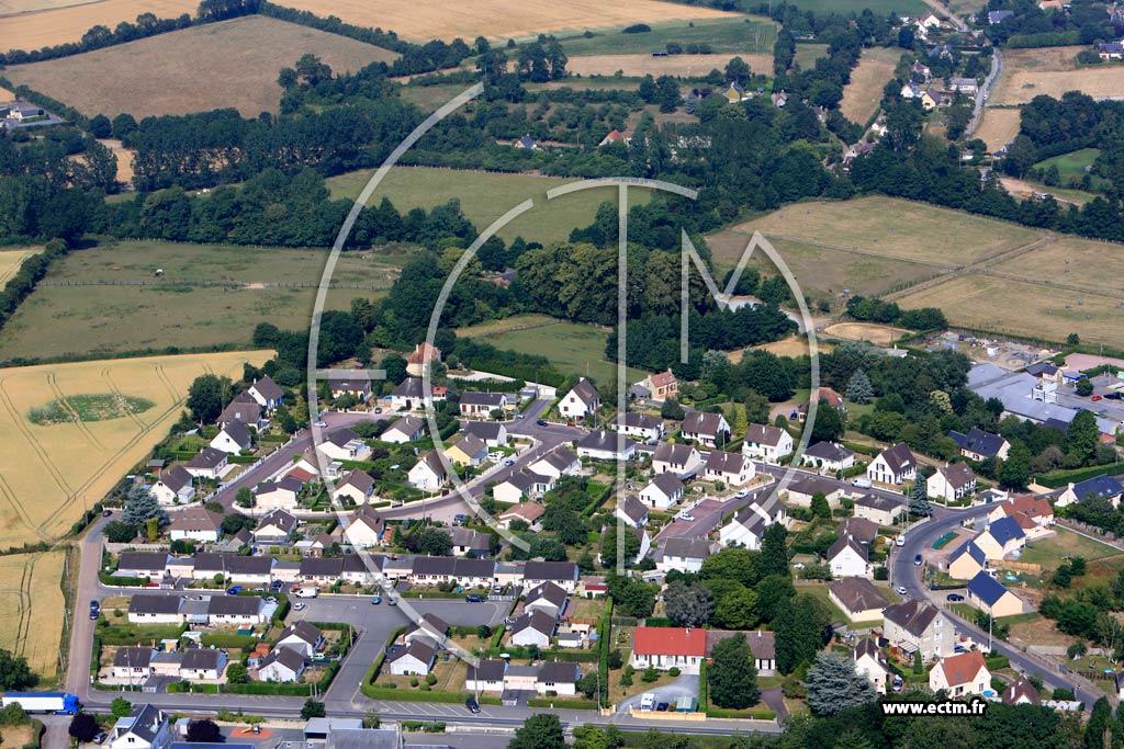Photo arienne de Tilly-sur-Seulles