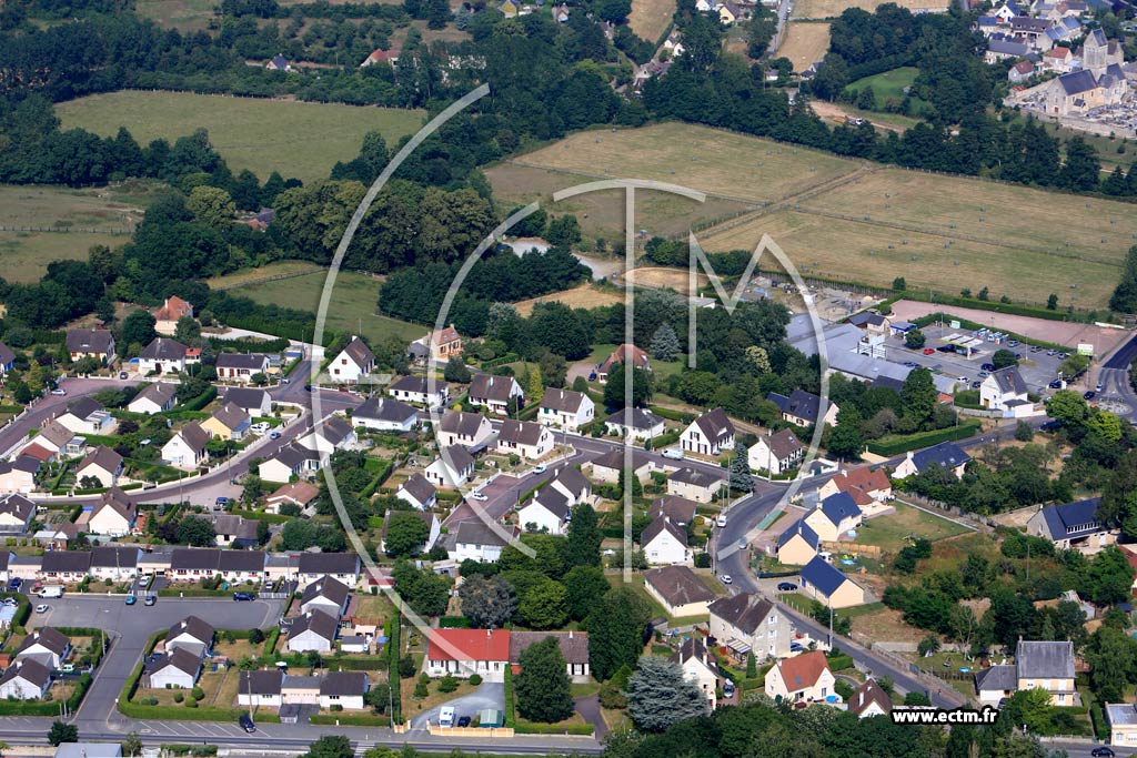 Photo arienne de Tilly-sur-Seulles
