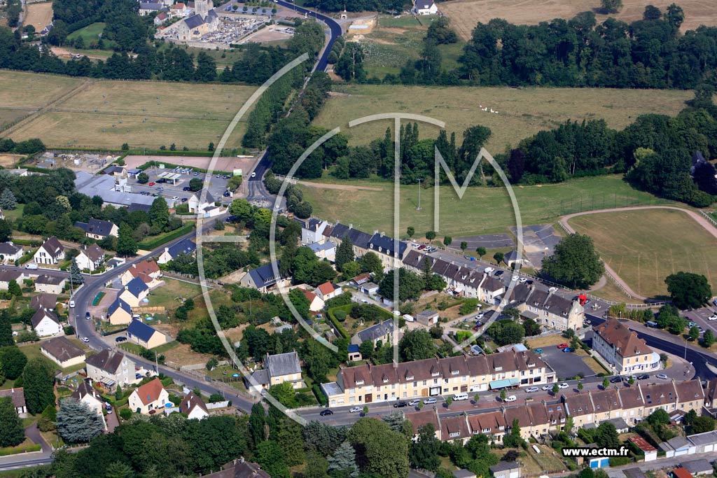 Photo arienne de Tilly-sur-Seulles