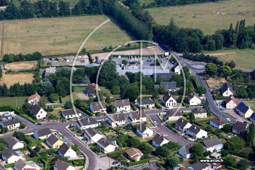 Photo arienne de Tilly-sur-Seulles