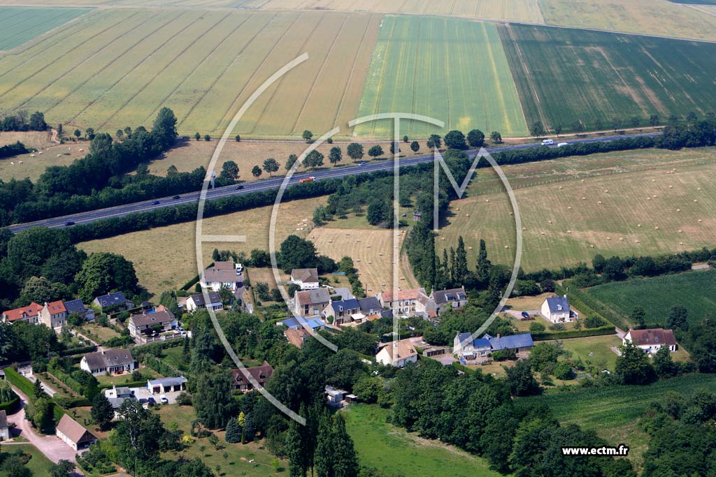 Photo arienne de Tourville-sur-Odon