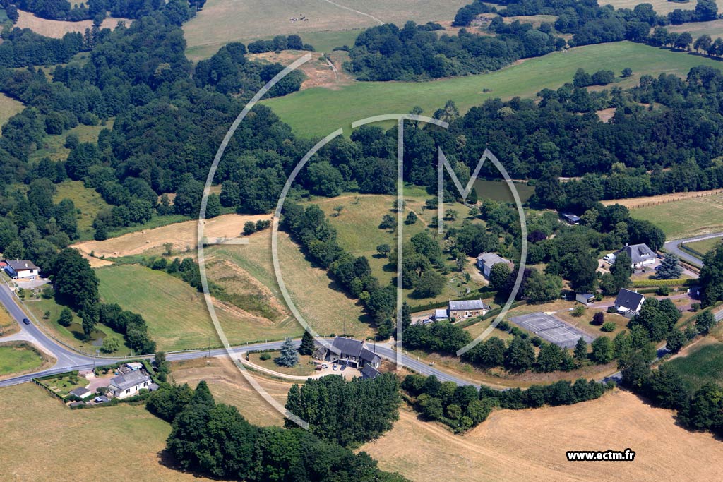 Photo arienne de Tracy-Bocage (Le Mesnil)