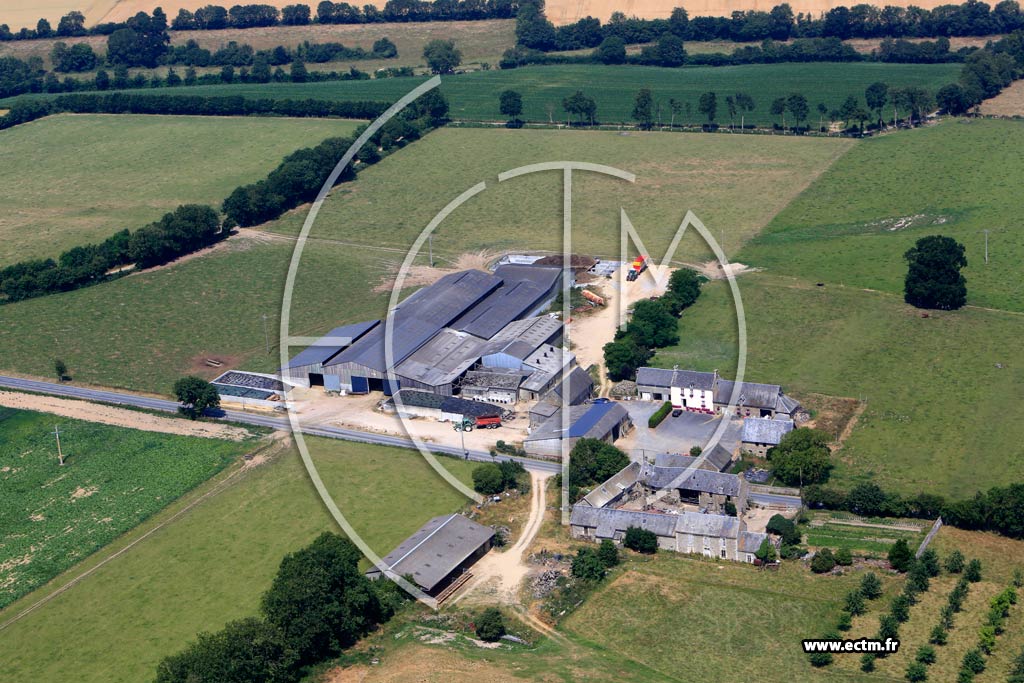 Photo arienne de Tracy-Bocage (Le Mesnil)