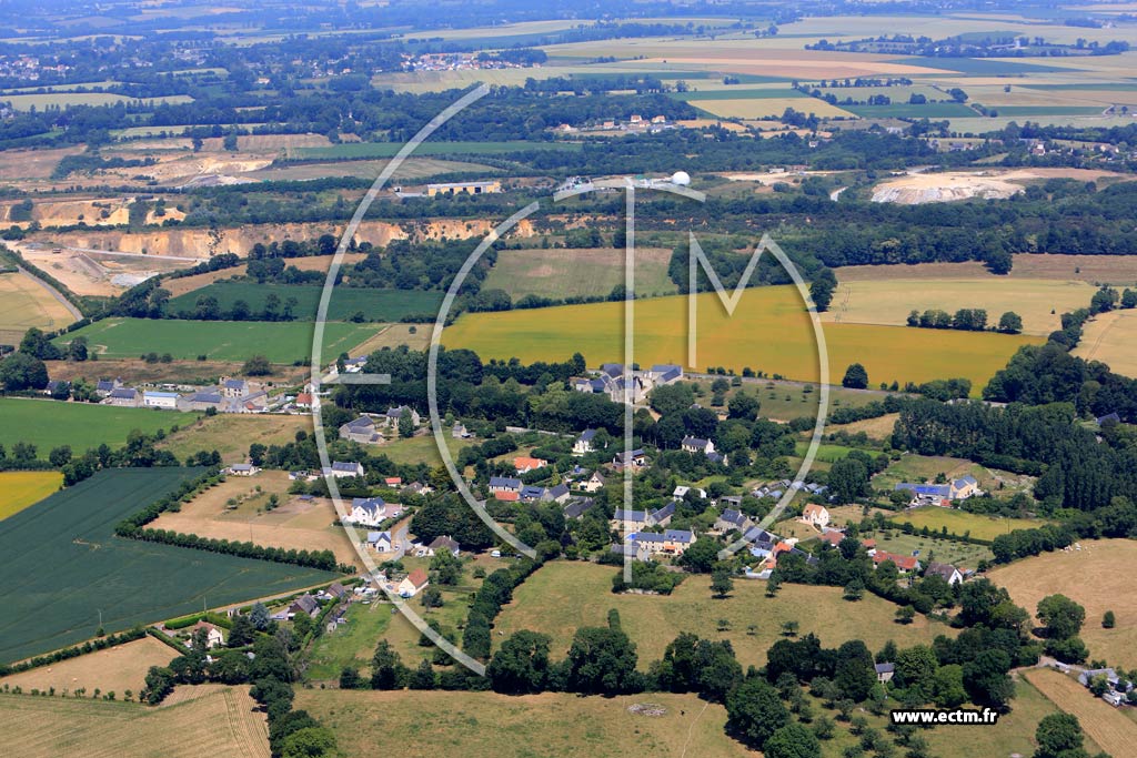 Photo arienne de Vaux-sur-Seulles (Le Bourg L'Abb)