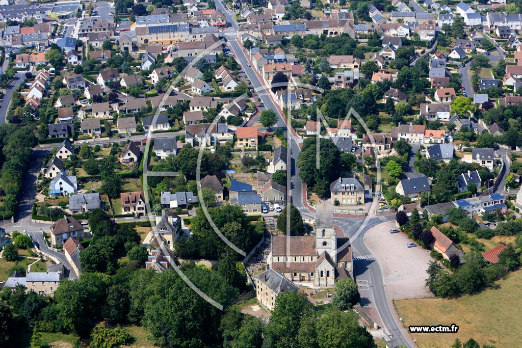 Photo arienne de Verson (Est)